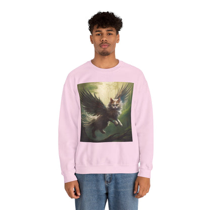 Fantasy Cat Unisex Heavy Blend Crewneck Sweatshirt