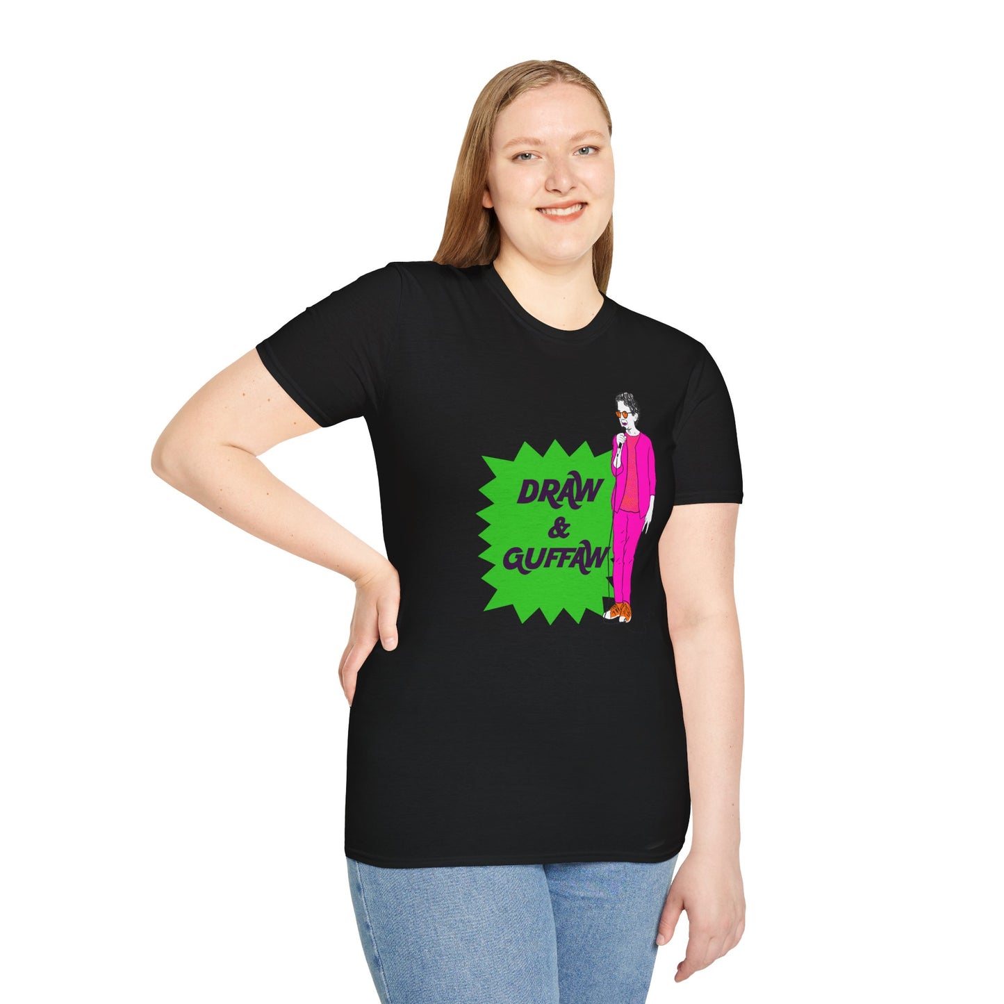 Draw and Guffaw Unisex Softstyle T-Shirt
