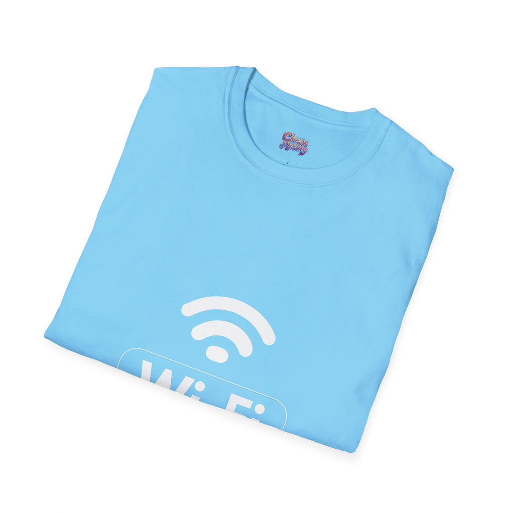 Funny Wi-Fi Love Language Unisex Softstyle T-Shirt | Perfect for Tech Lovers