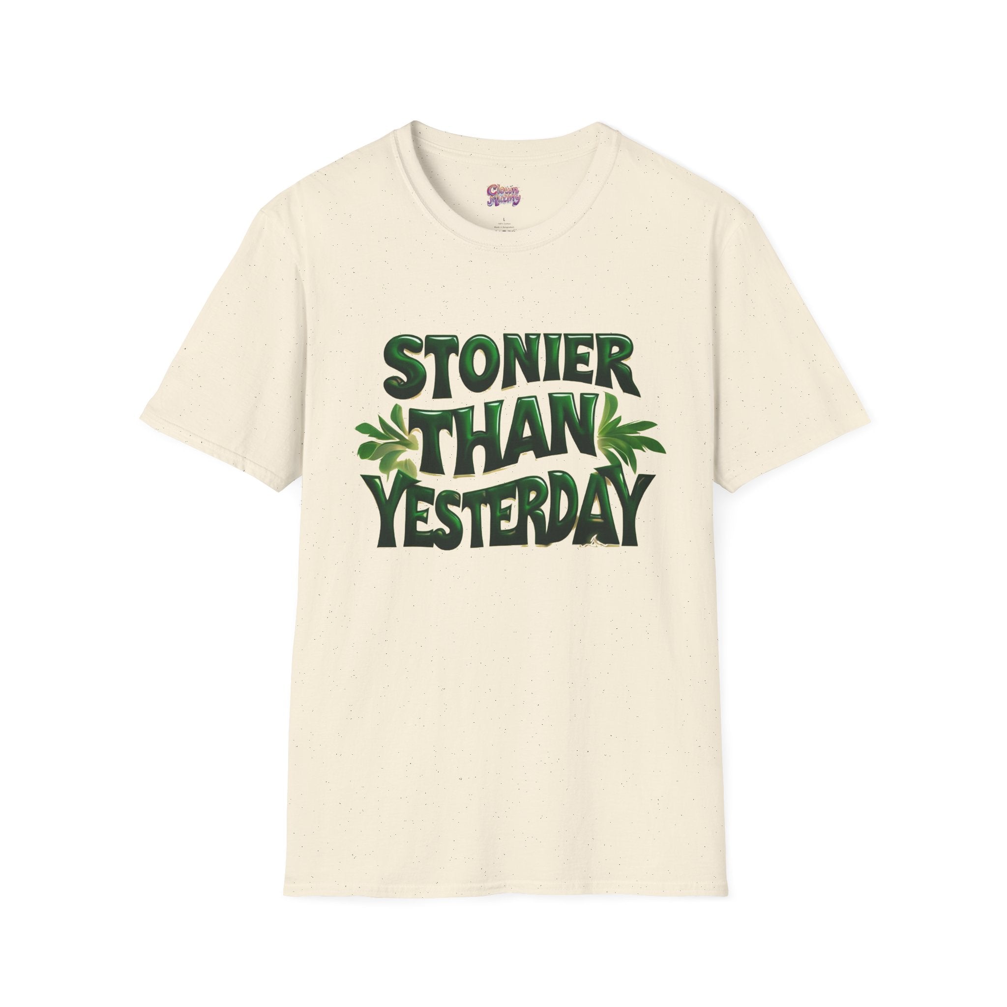 Stoner Vibes Unisex Softstyle T-Shirt - 'Stoner Than Yesterday' Graphic Tee
