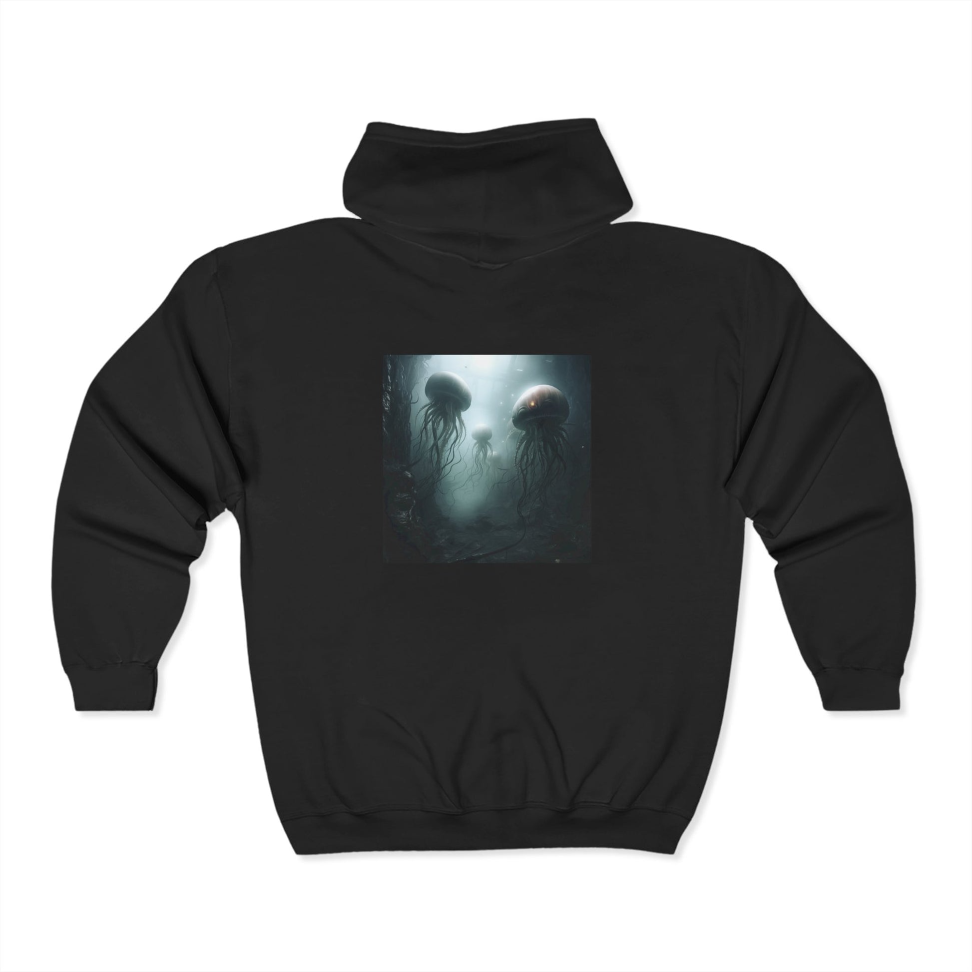 Alien Jellyfish Unisex Heavy Blend Full Zip Hooded Sweatshirt