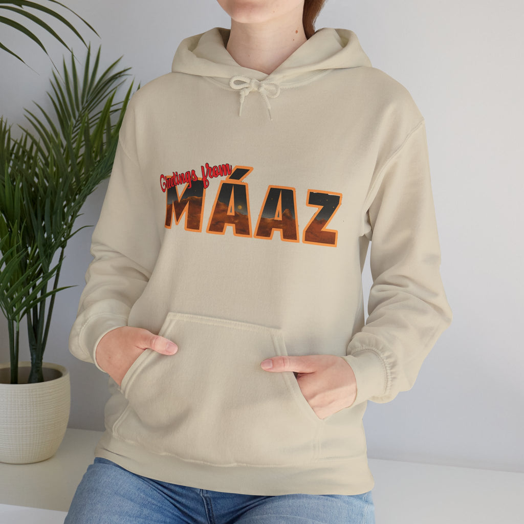 Greetings from Máaz Martians Unisex Heavy Blend Hooded Sweatshirt