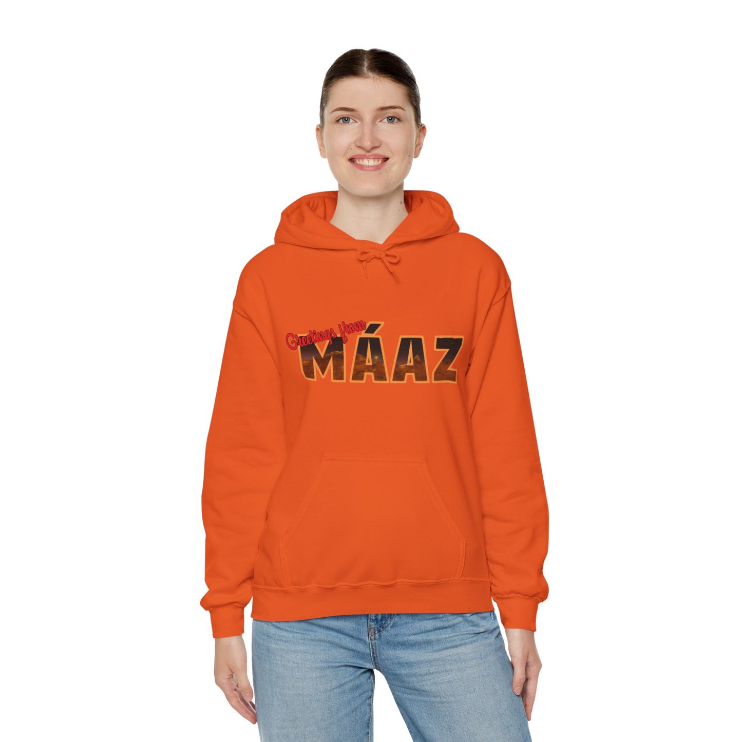 Greetings from Máaz Martians Unisex Heavy Blend Hooded Sweatshirt