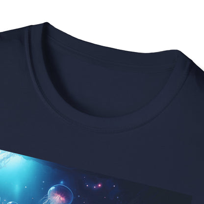 Jellyfish in Space Unisex Softstyle T-Shirt