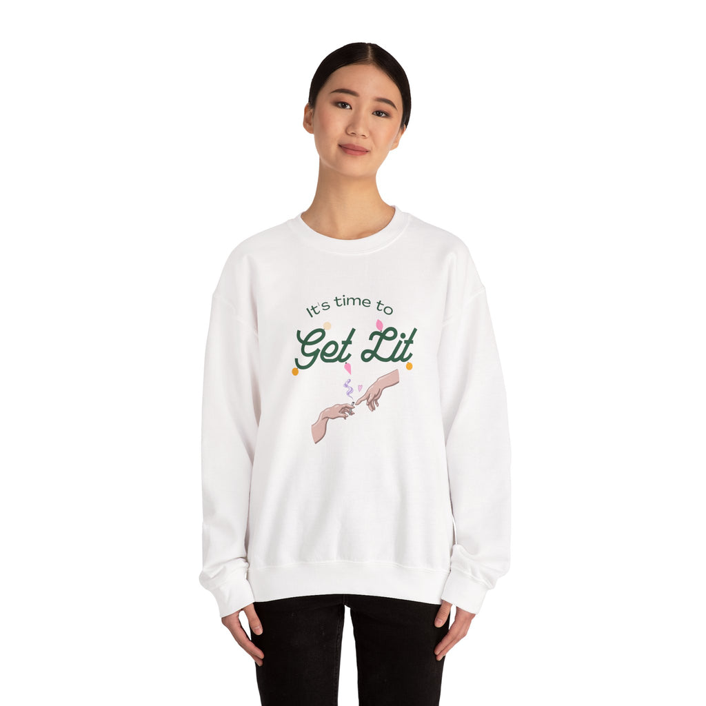Get Lit Unisex Heavy Blend Crewneck Sweatshirt