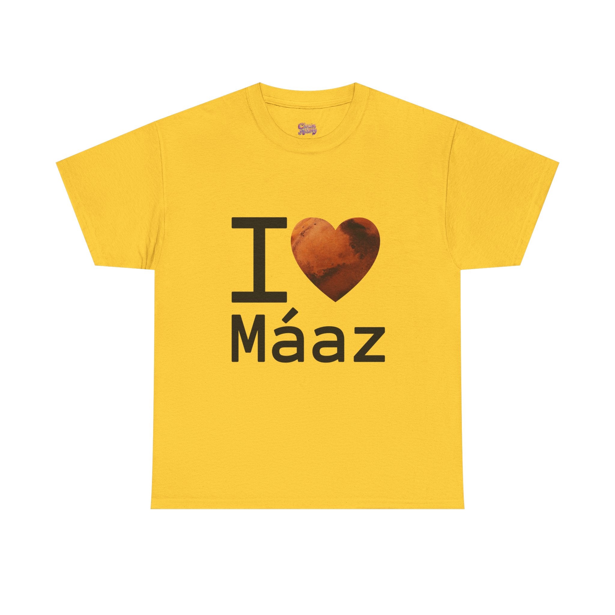 I Love Mars Unisex Heavy Cotton Tee