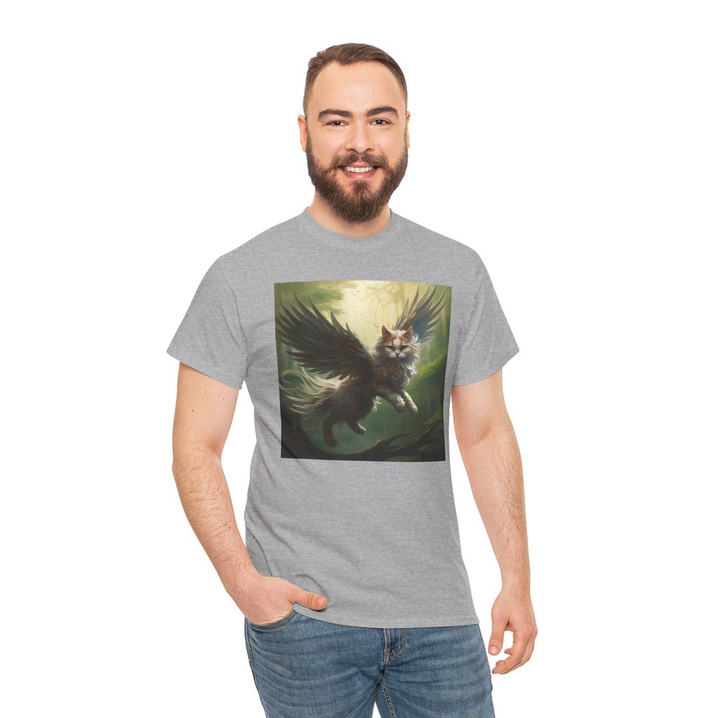 Fantasy Cat Unisex Heavy Cotton Tee