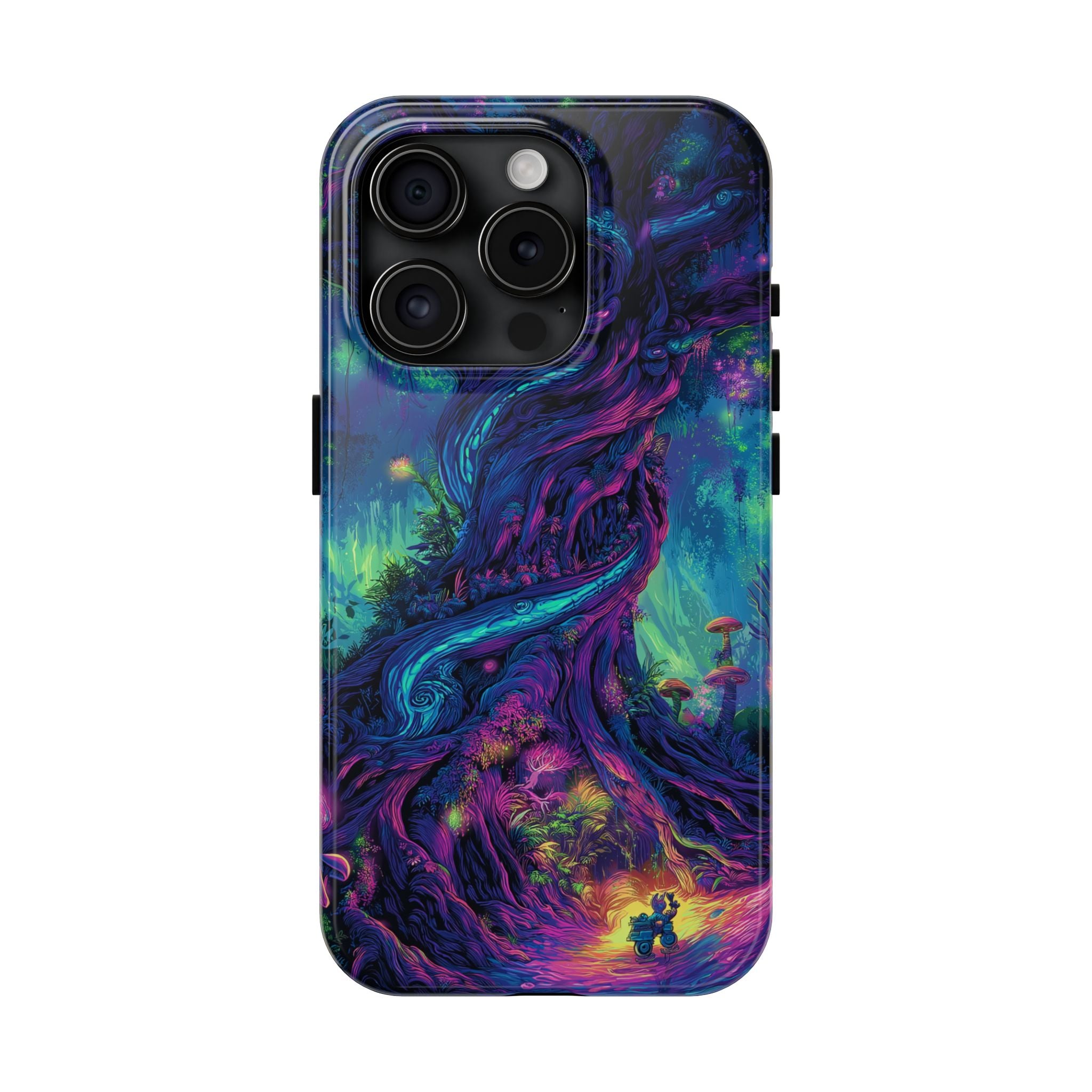 Psychedelic Tree Tough Phone Cases