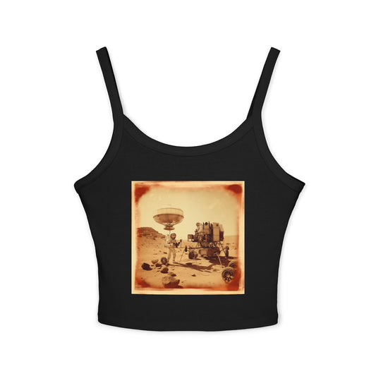 Martian Polaroid Women's Spaghetti Strap Tank Top