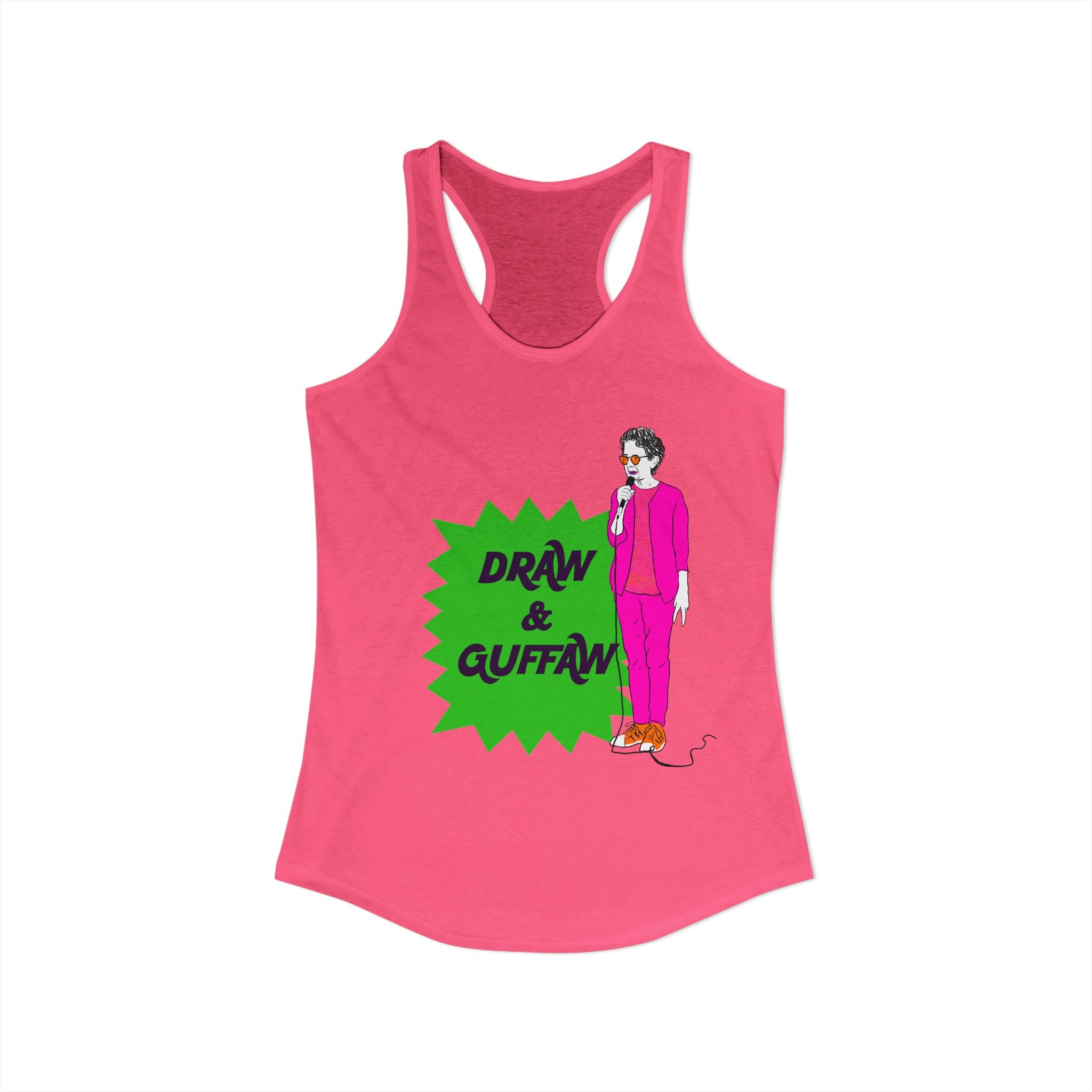 Draw and Guffaw Women's Ideal Racerback Tank