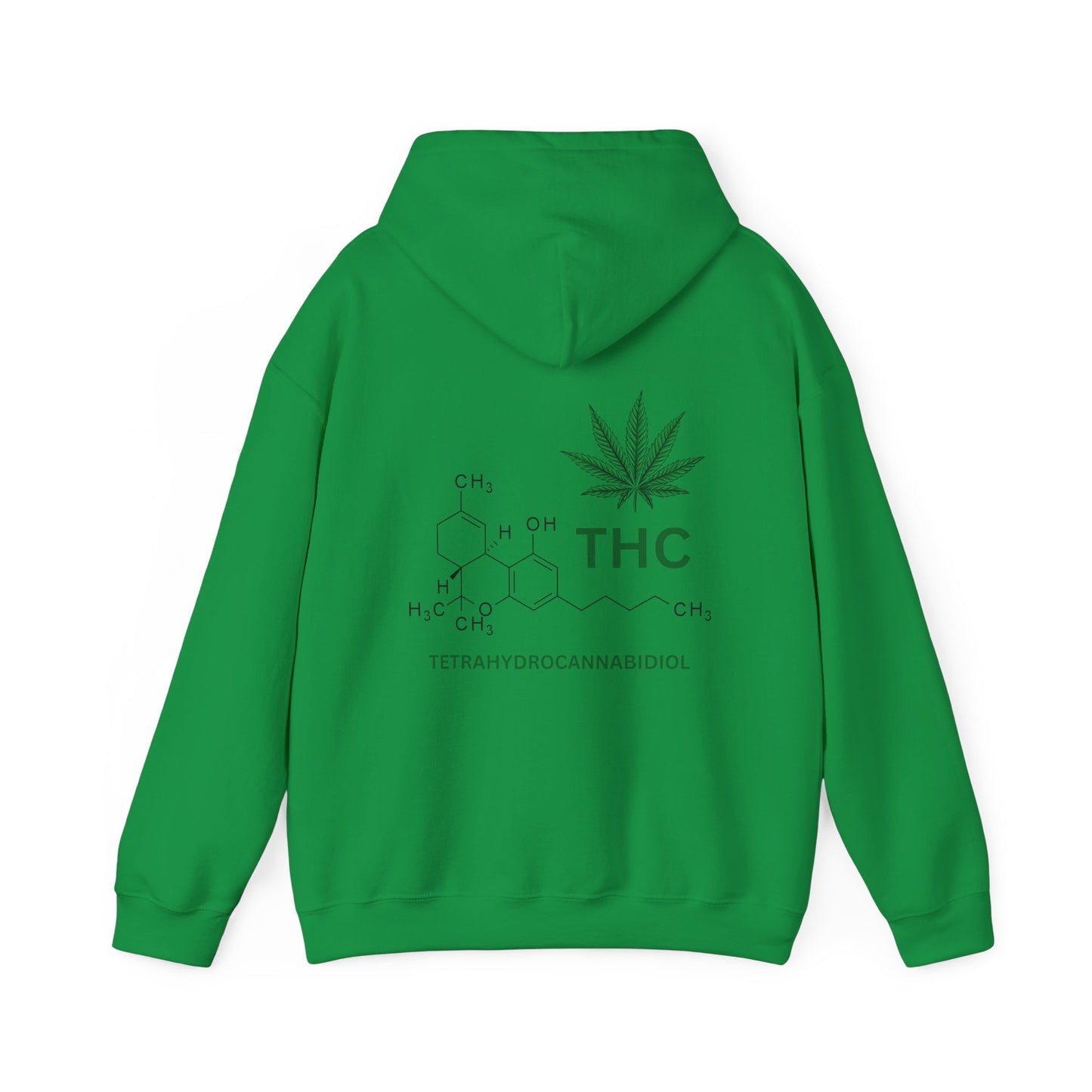 THC Molecule Unisex Heavy Blend Hooded Sweatshirt