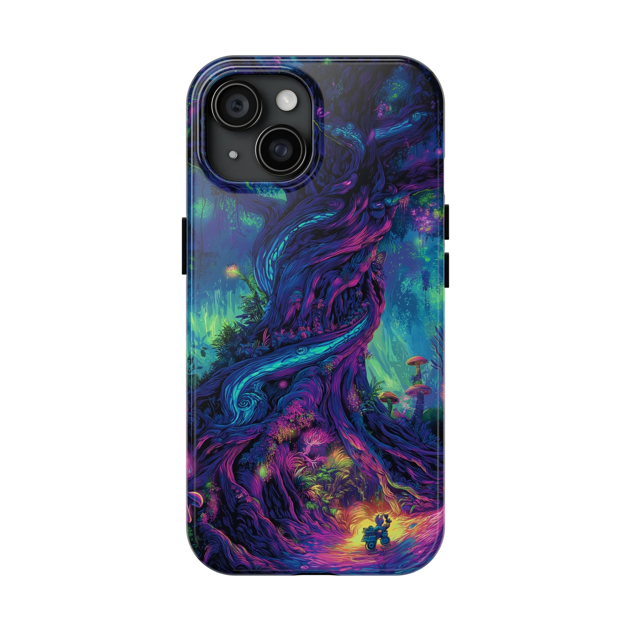 Psychedelic Tree Tough Phone Cases
