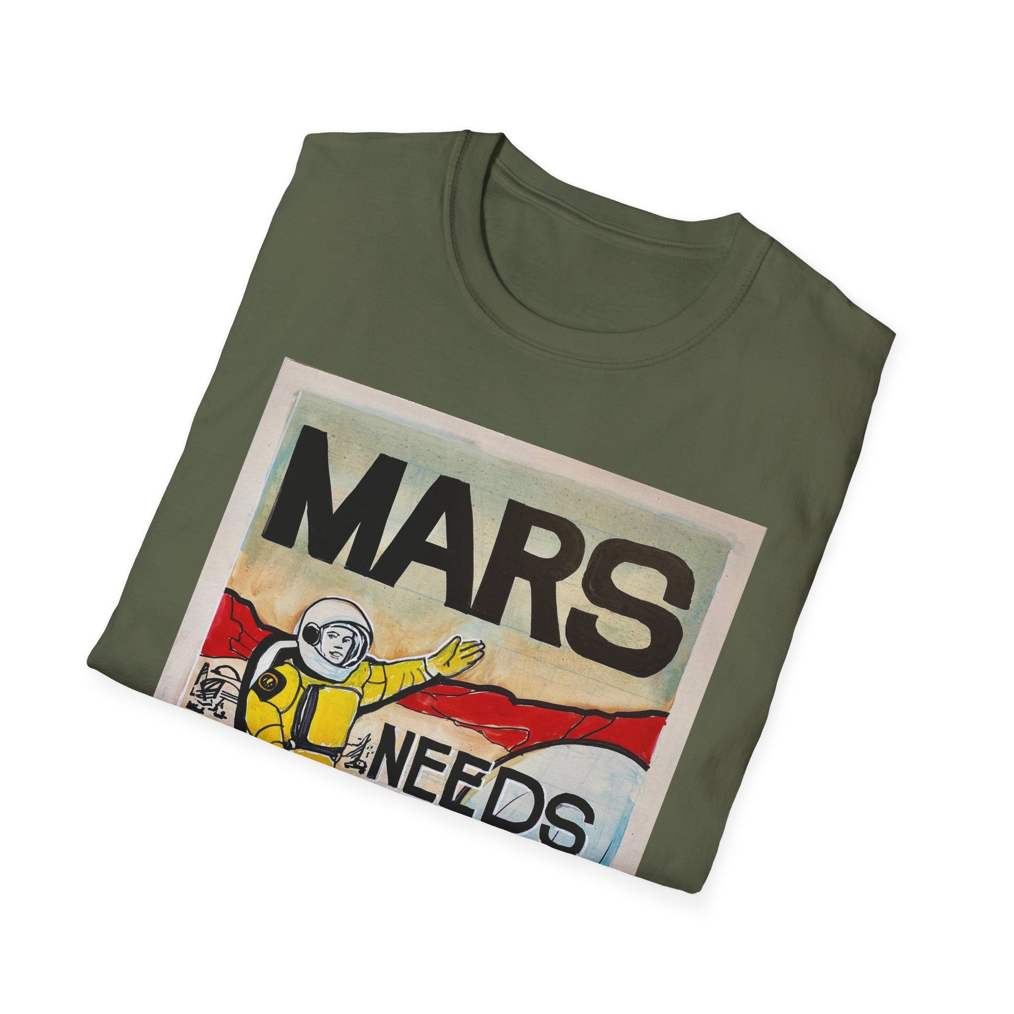 Mars Needs You Unisex Softstyle T-Shirt