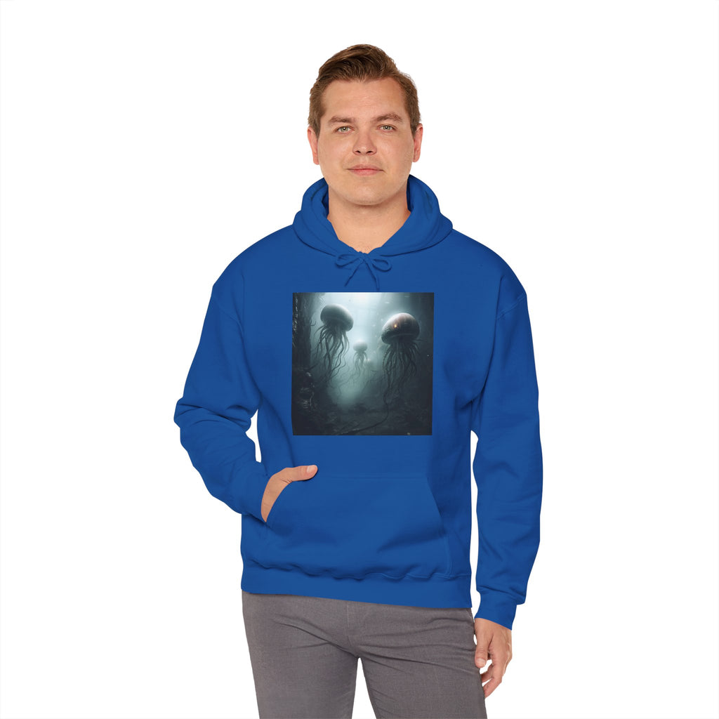 Alien Jellyfish Unisex Heavy Blend Hooded Sweatshirt