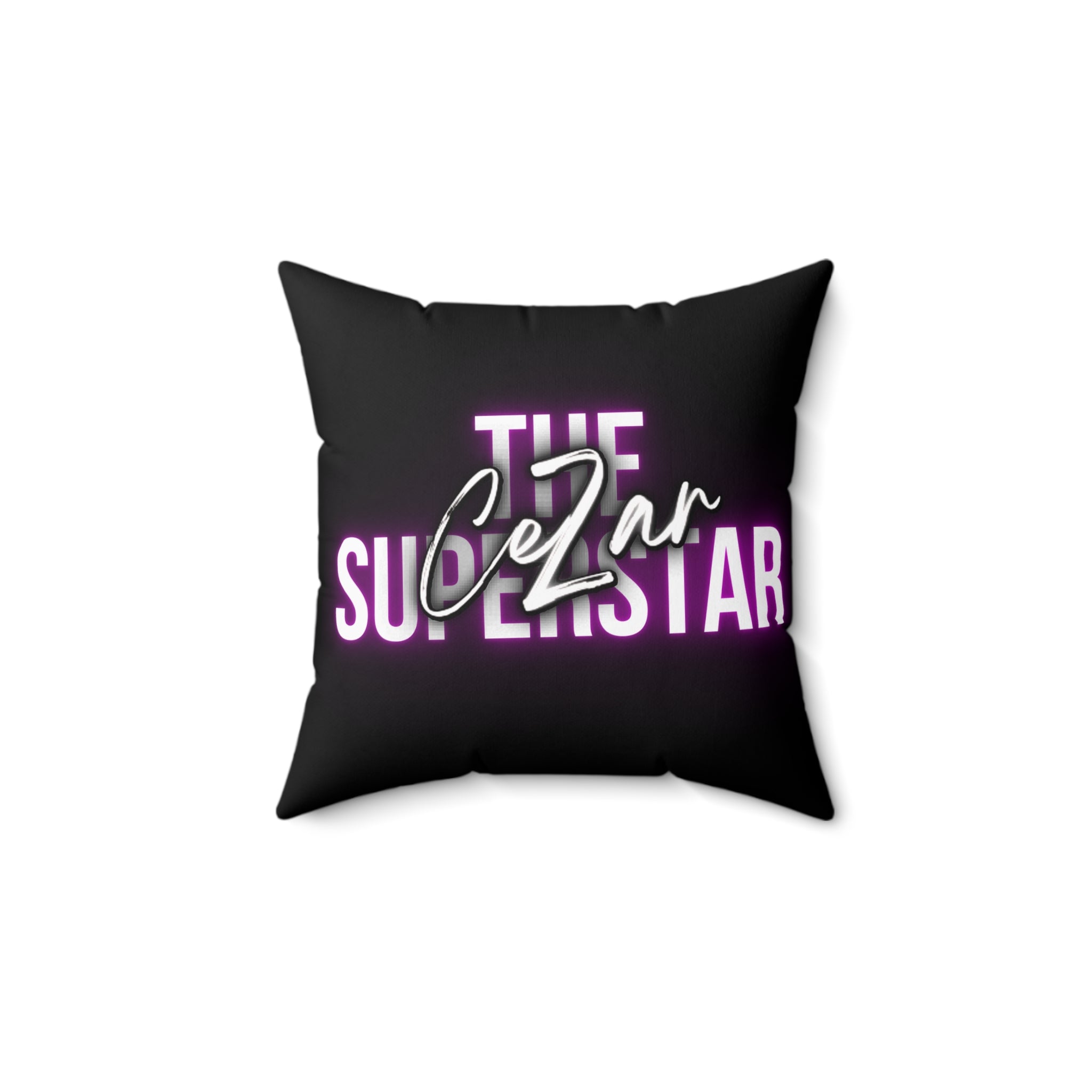 Cezar the Superstar Spun Polyester Square Pillow