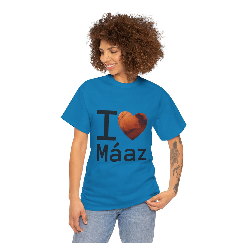 I Love Mars Unisex Heavy Cotton Tee