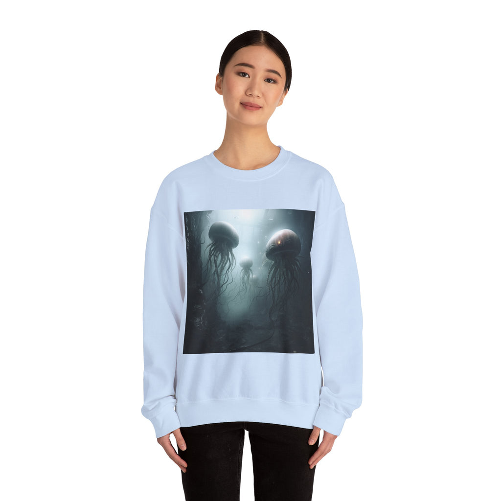 Alien Jellyfish Unisex Heavy Blend Crewneck Sweatshirt