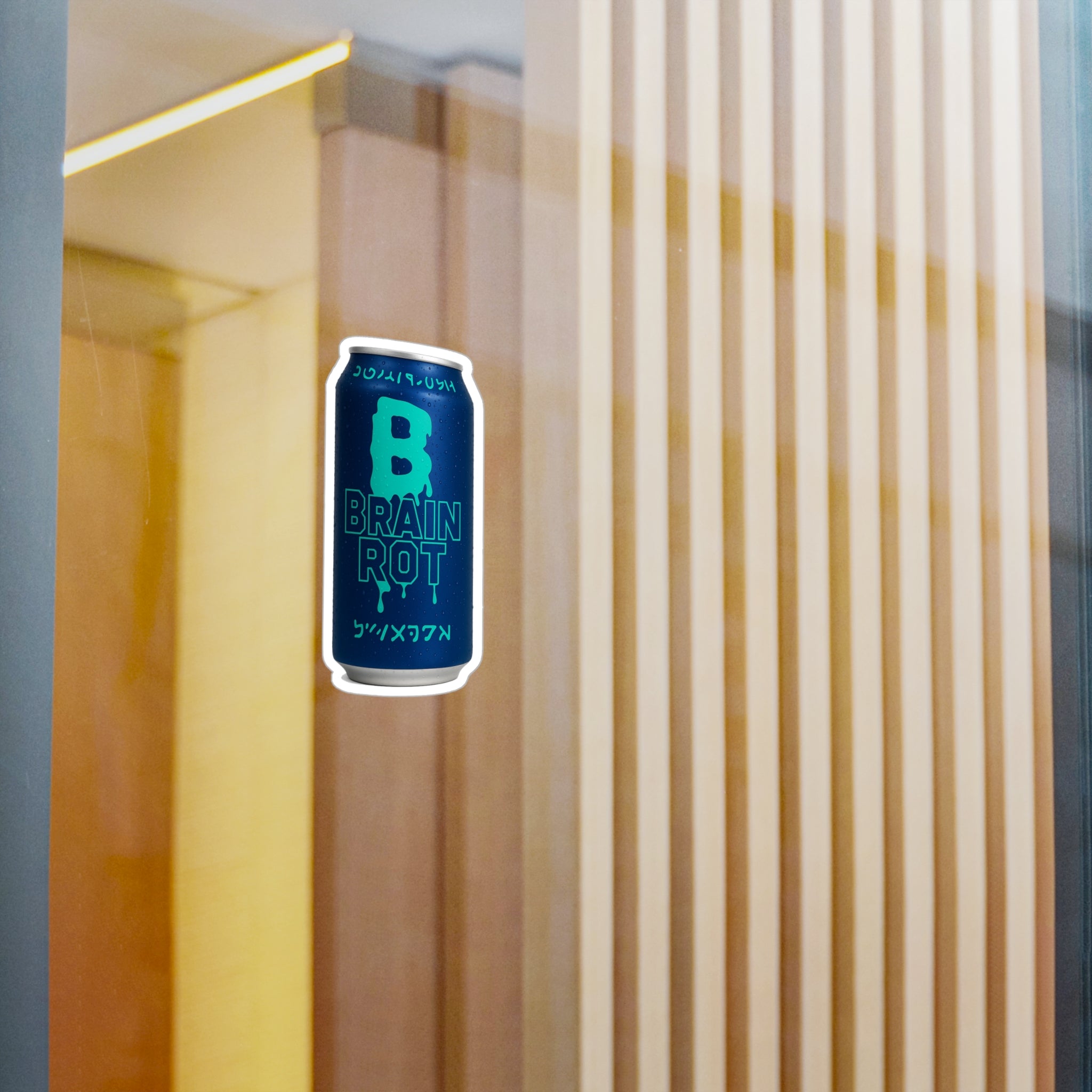 Brain Rot Energy Drink Can Kiss-Cut Vinyl Decal