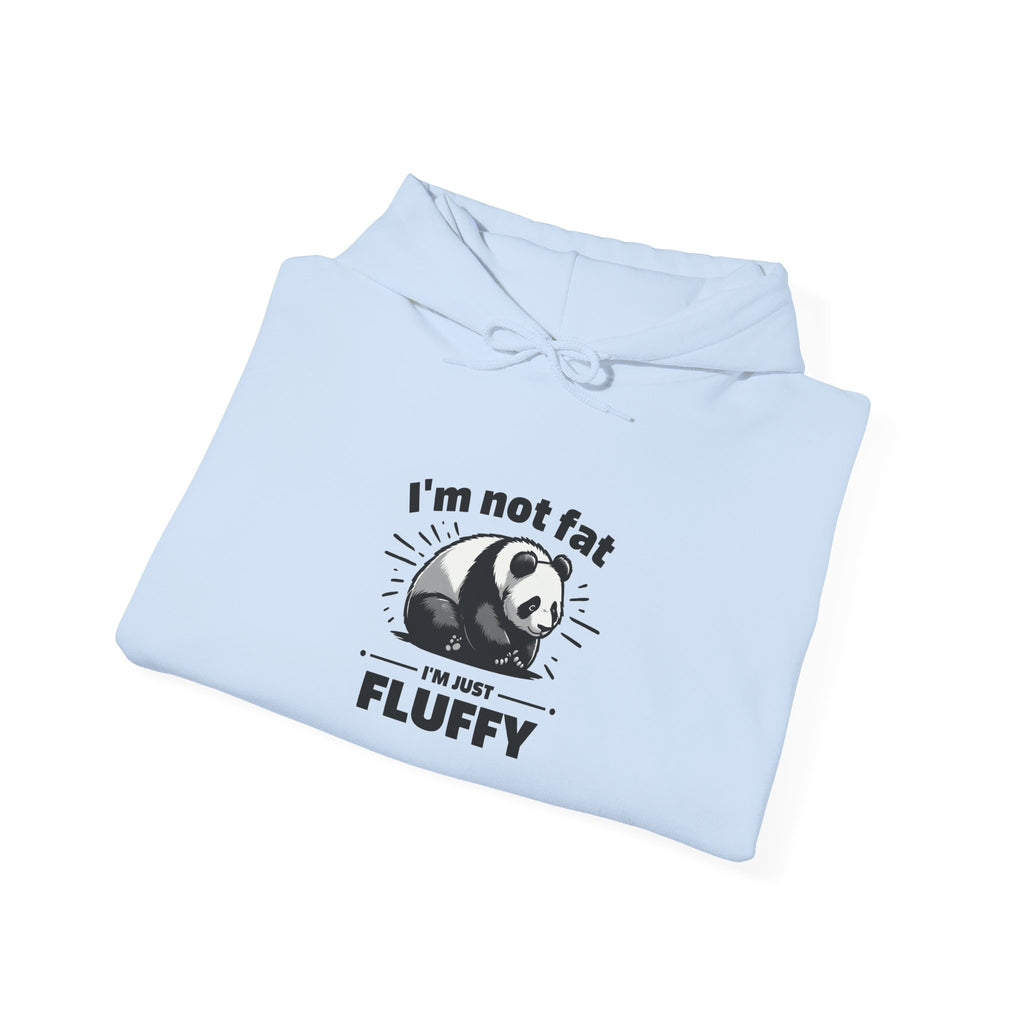 Funny Panda Hoodie - "I'm Not Fat, I'm Just Fluffy"