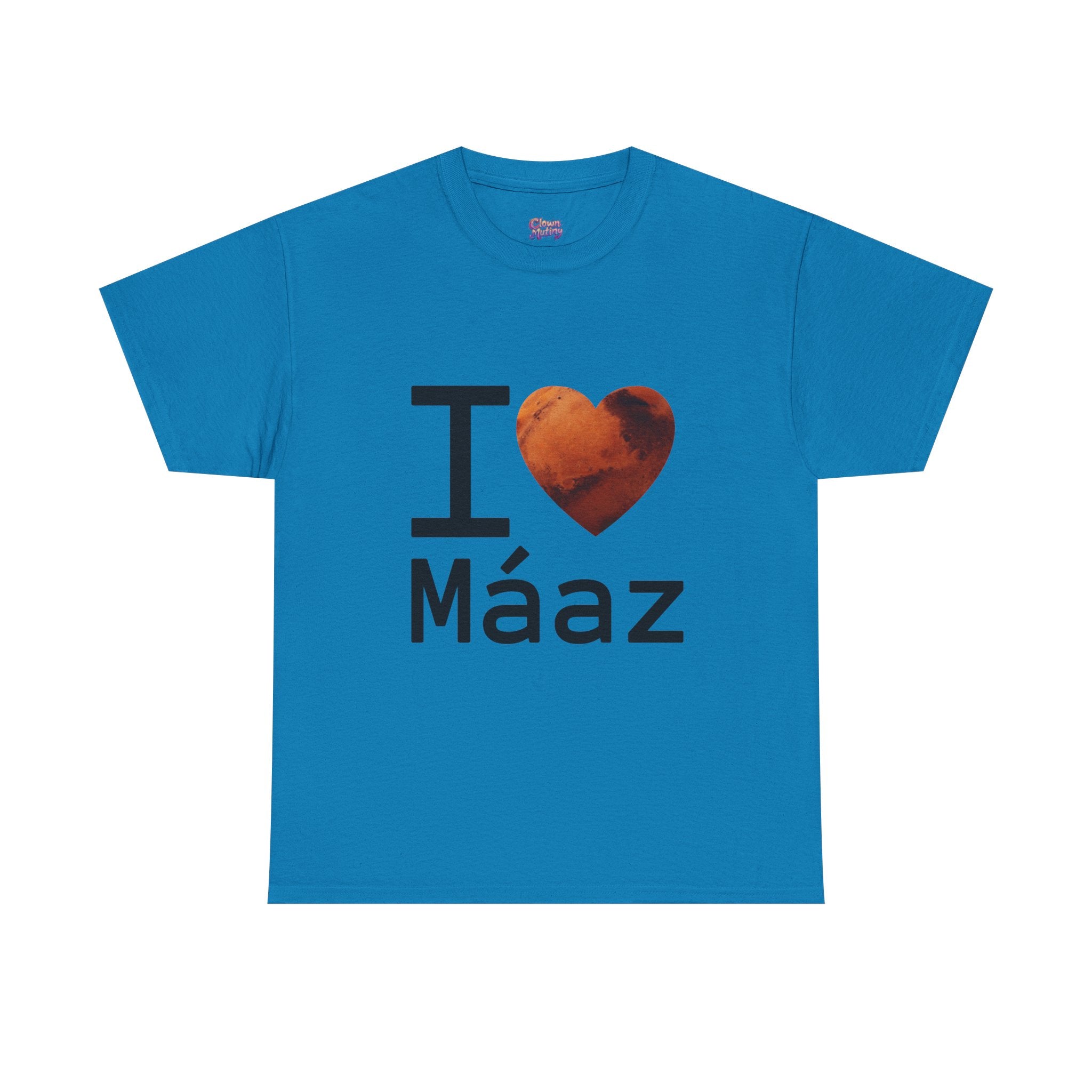 I Love Mars Unisex Heavy Cotton Tee