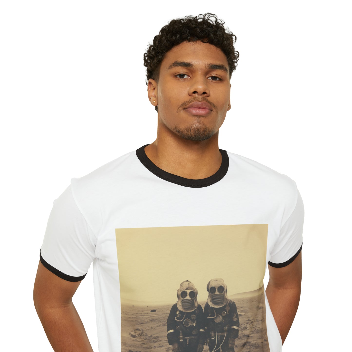 Mars Martians Unisex Cotton Ringer T-Shirt