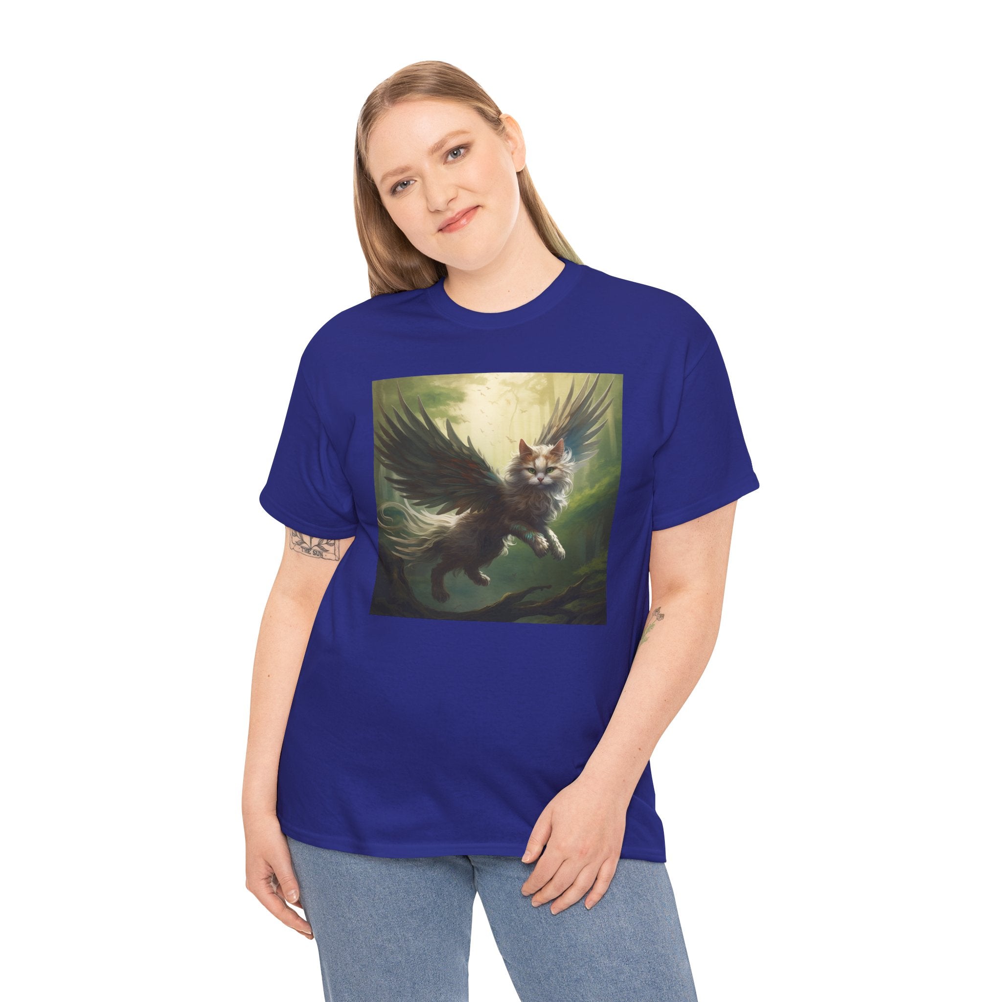 Fantasy Cat Unisex Heavy Cotton Tee