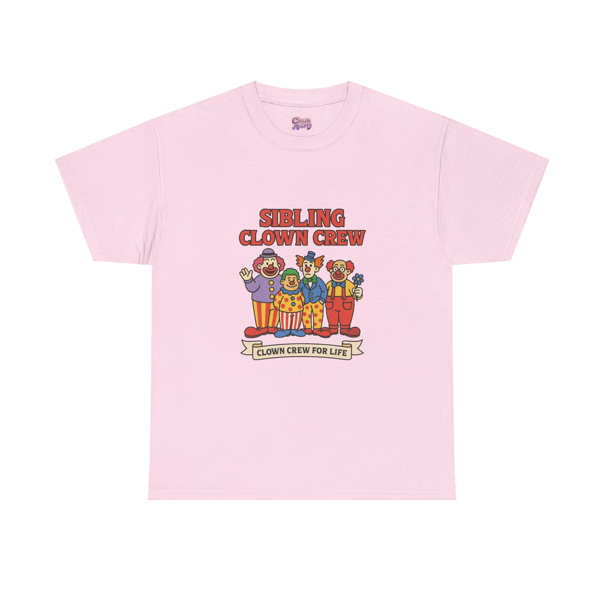 Clown Siblings Unisex Heavy Cotton Tee