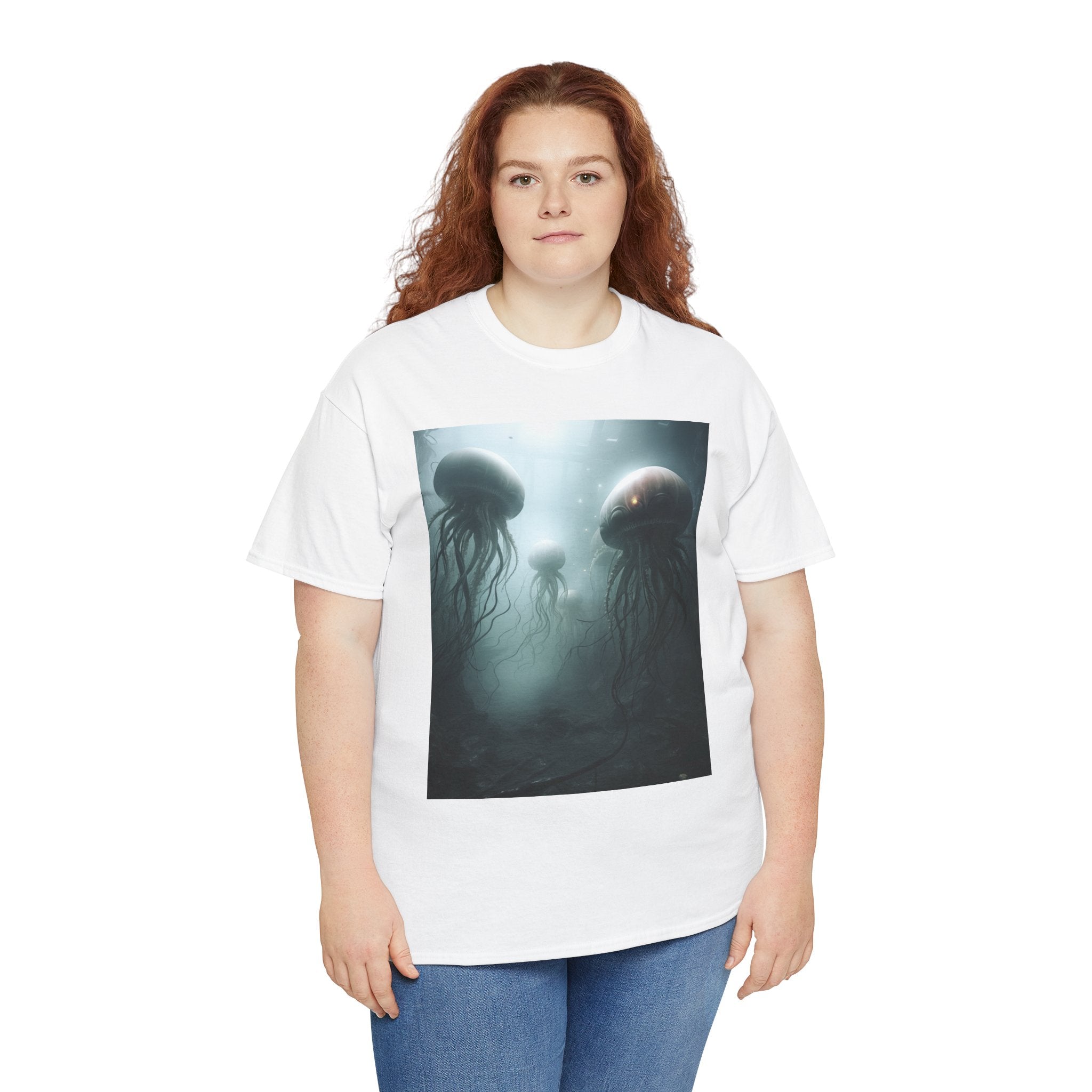 Alien Jellyfish Unisex Heavy Cotton Tee