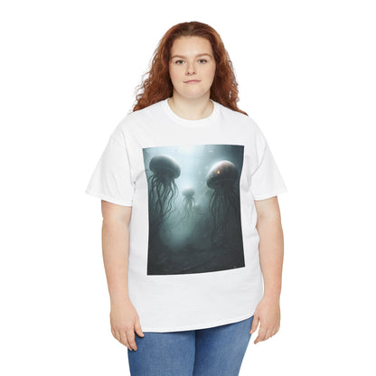 Alien Jellyfish Unisex Heavy Cotton Tee