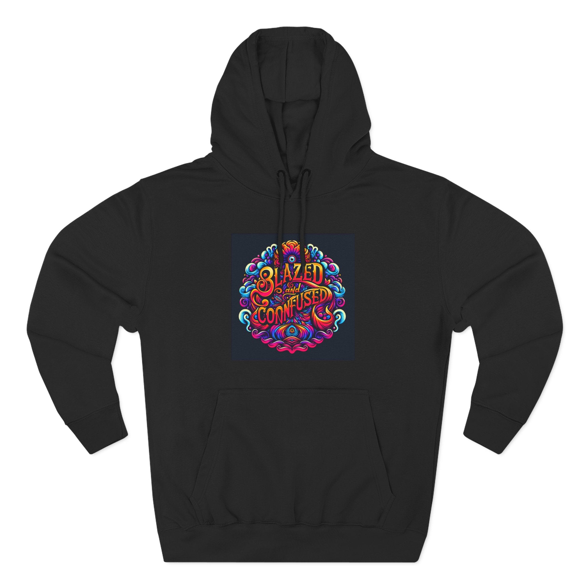 Blazed and Confused Three-Panel Fleece Hoodie