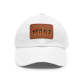 Greetings from Máaz Dad Hat with Leather Patch (Rectangle)