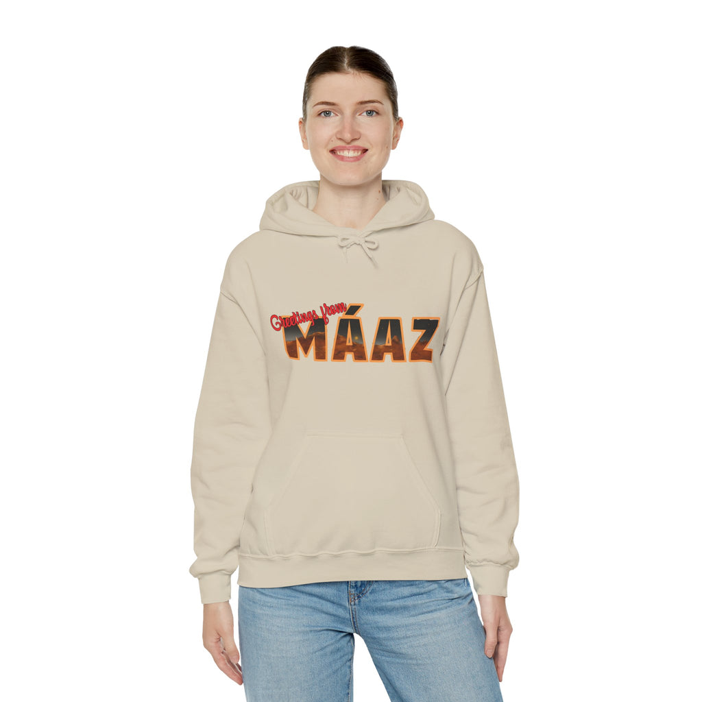 Greetings from Máaz Martians Unisex Heavy Blend Hooded Sweatshirt