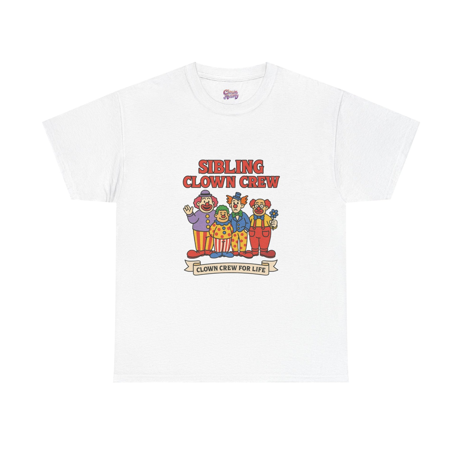 Clown Siblings Unisex Heavy Cotton Tee