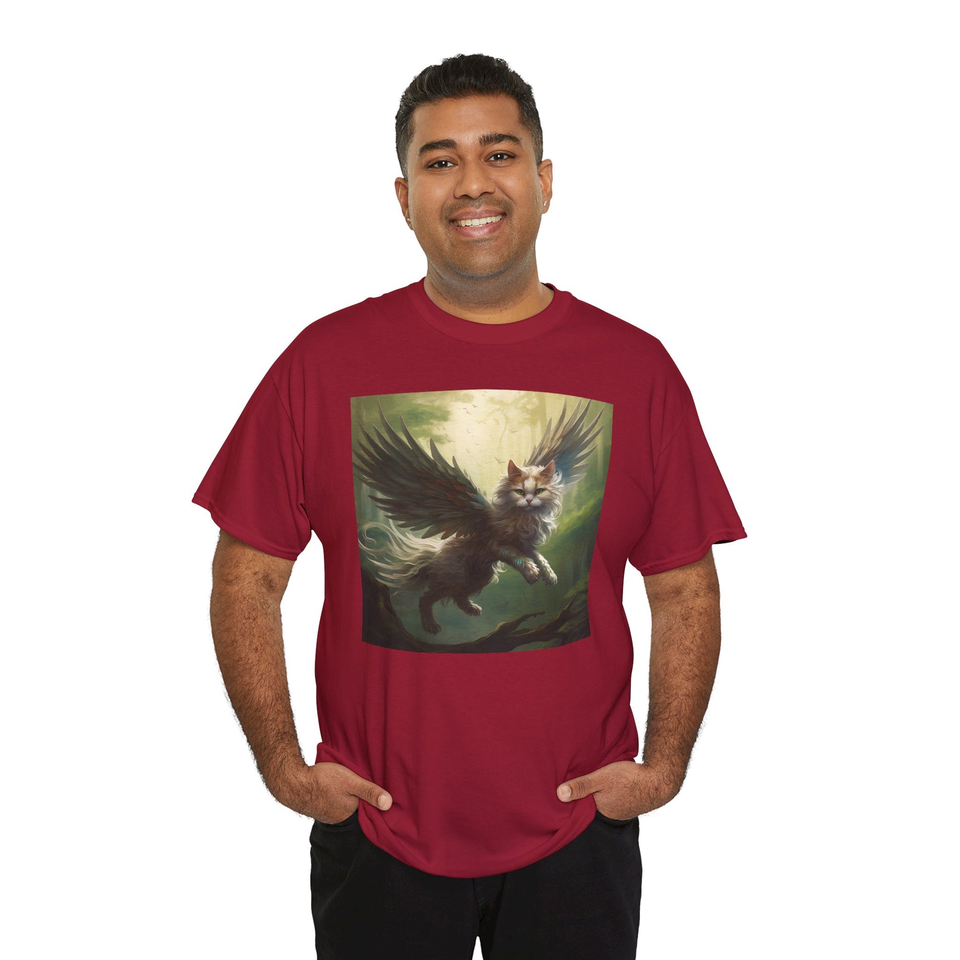 Fantasy Cat Unisex Heavy Cotton Tee