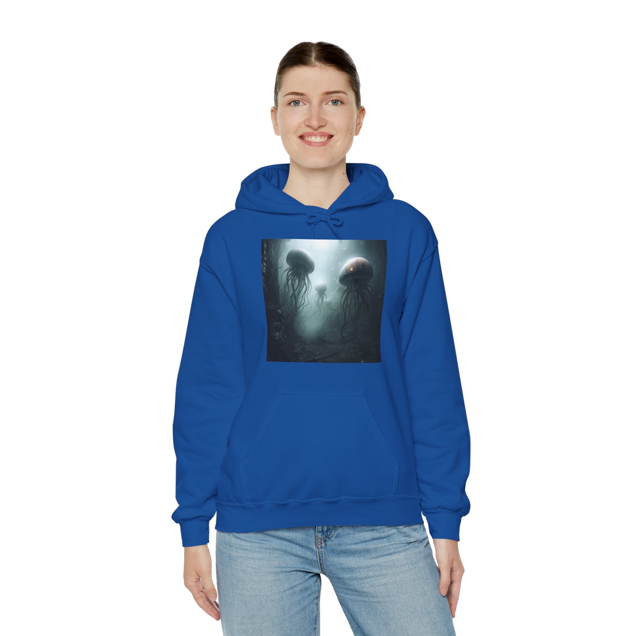 Alien Jellyfish Unisex Heavy Blend Hooded Sweatshirt