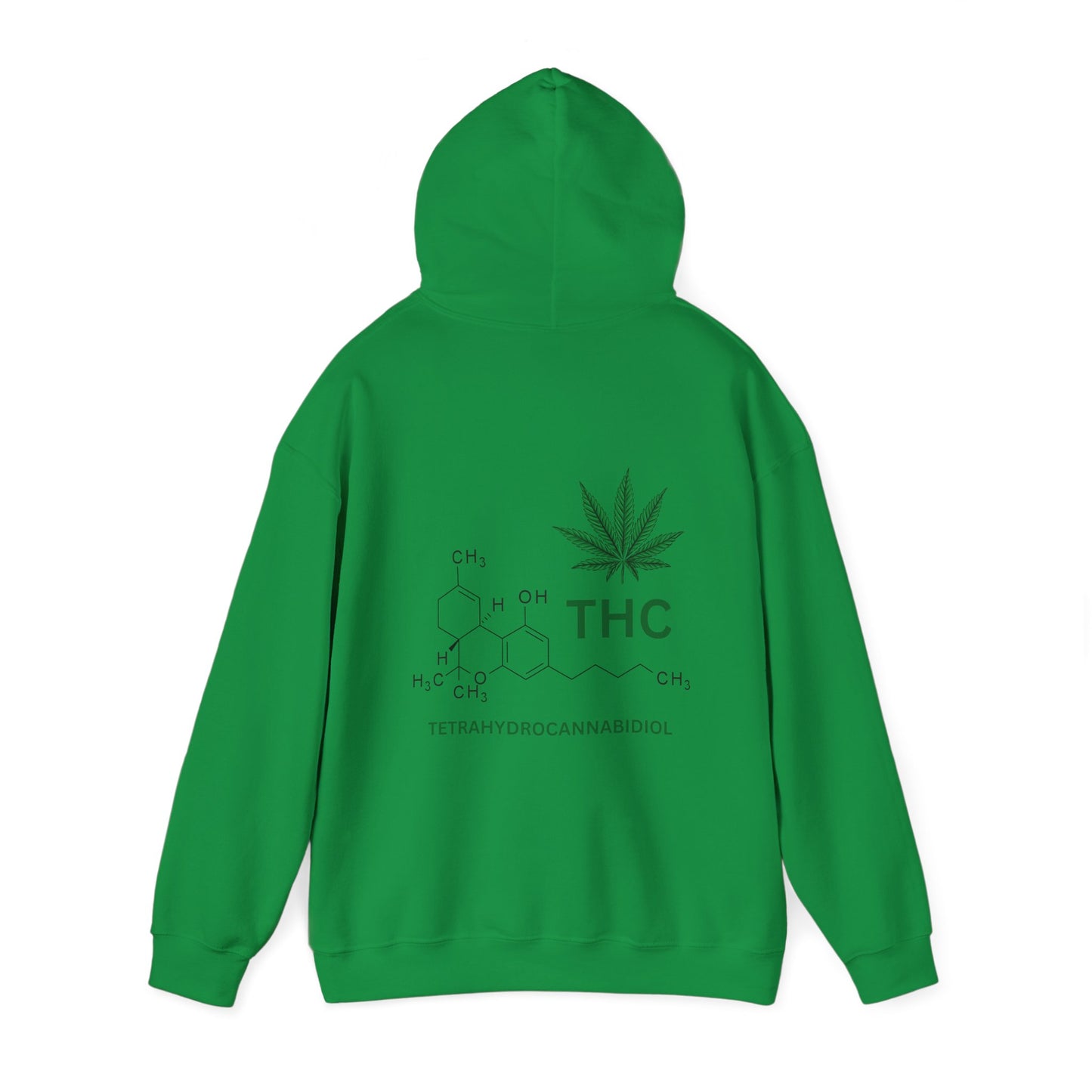 THC Molecule Unisex Heavy Blend Hooded Sweatshirt