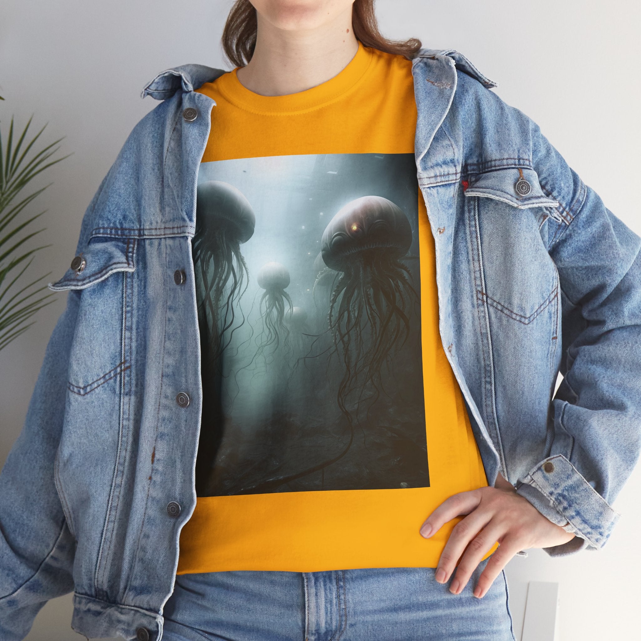 Alien Jellyfish Unisex Heavy Cotton Tee