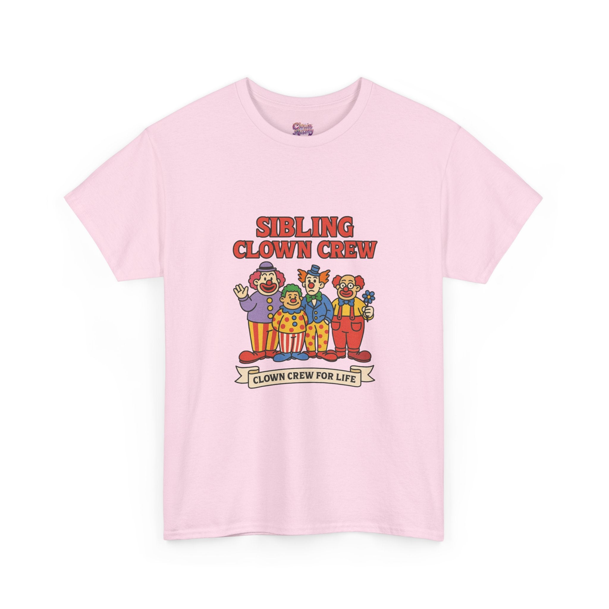 Clown Siblings Unisex Heavy Cotton Tee