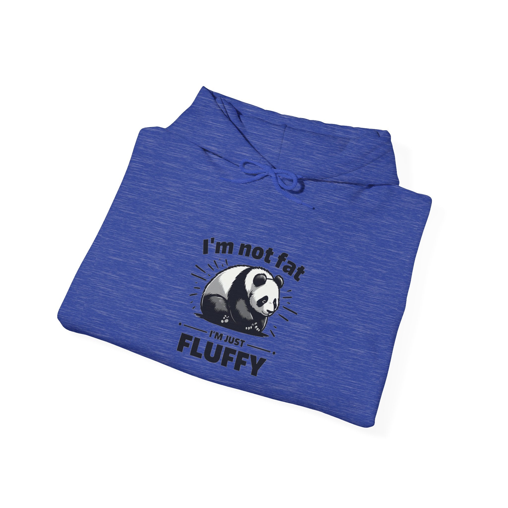 Funny Panda Hoodie - "I'm Not Fat, I'm Just Fluffy"