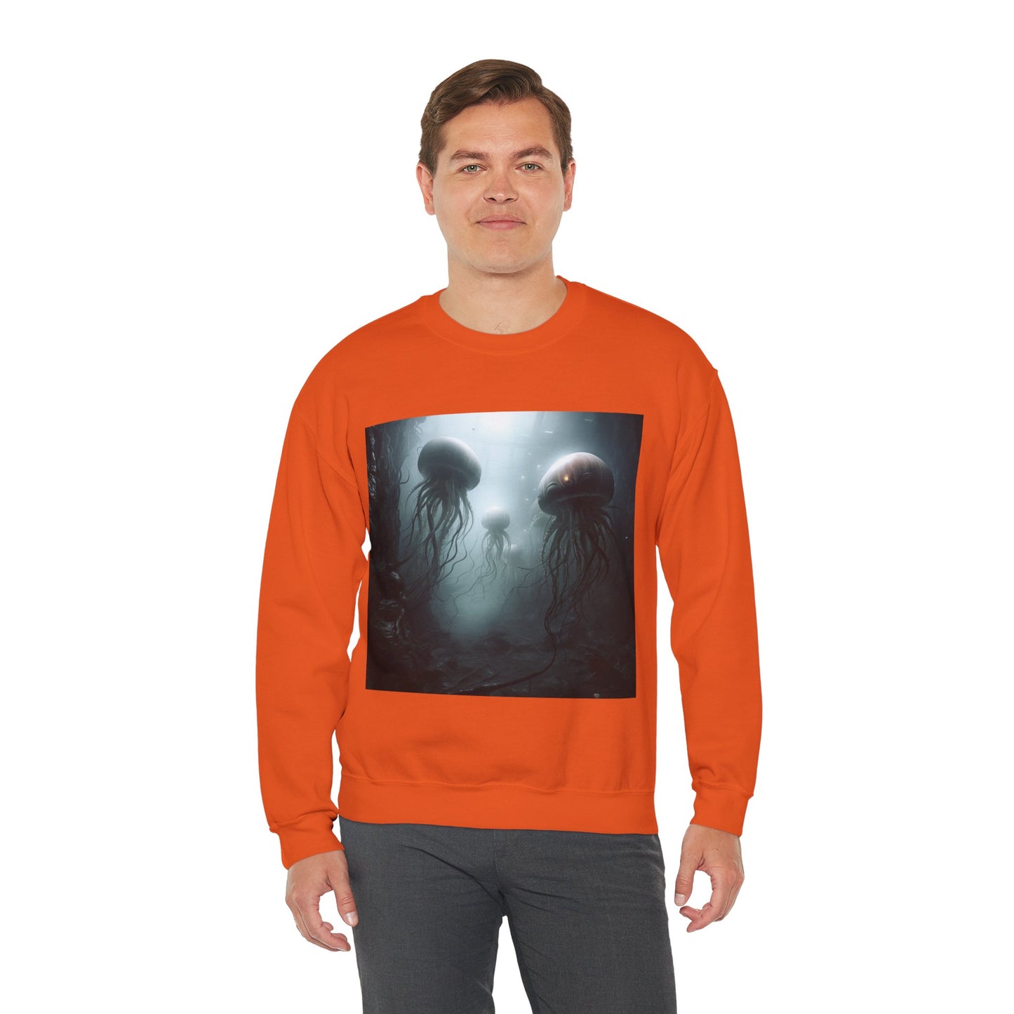 Alien Jellyfish Unisex Heavy Blend Crewneck Sweatshirt