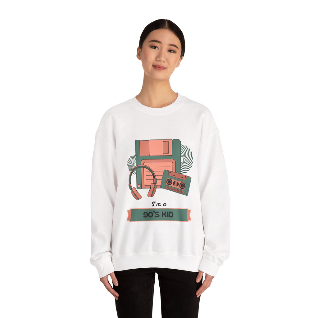 90s Kid Unisex Heavy Blend Crewneck Sweatshirt