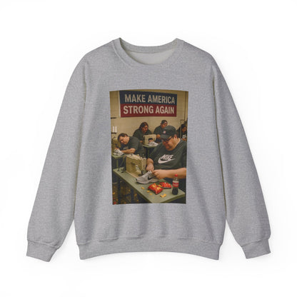Unisex Heavy Blend Crewneck Sweatshirt - Make America Strong Again