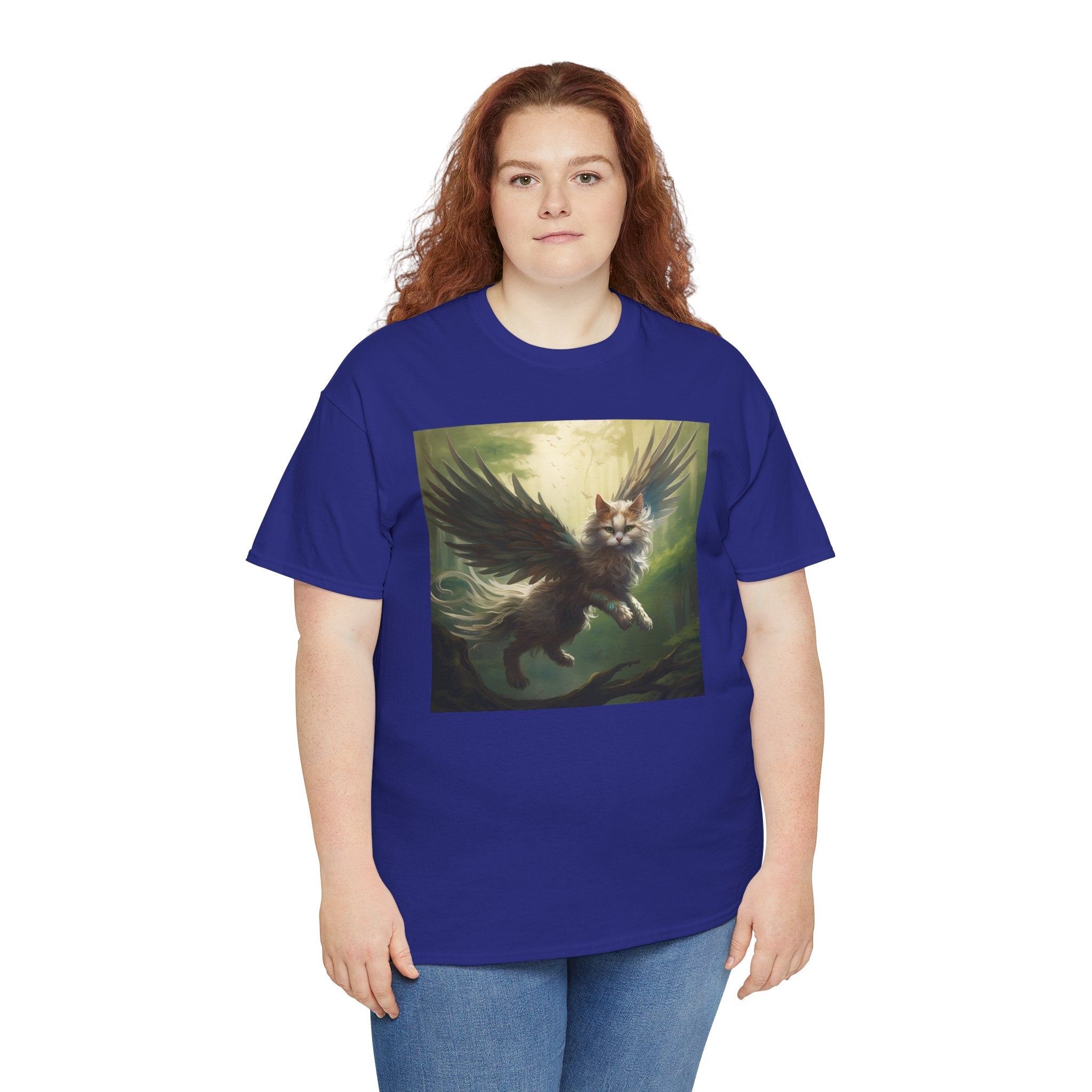 Fantasy Cat Unisex Heavy Cotton Tee