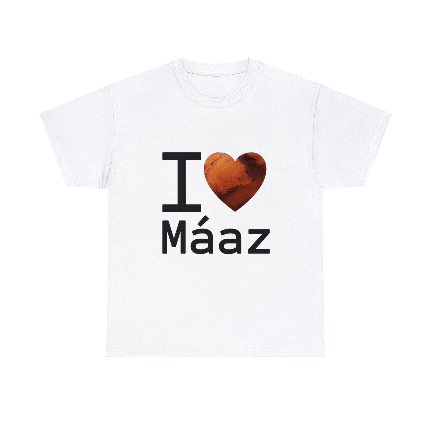 I Love Mars Unisex Heavy Cotton Tee