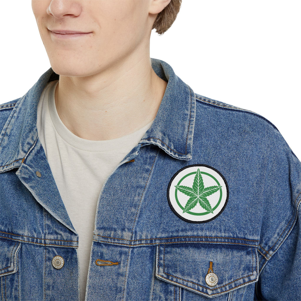 Green Army Star Iron-On Patches | Stylish Embroidered Patches for Jackets & Bags