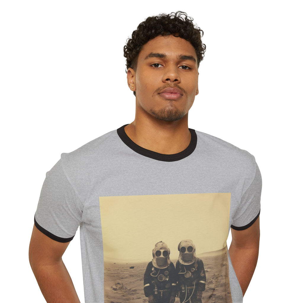 Mars Martians Unisex Cotton Ringer T-Shirt