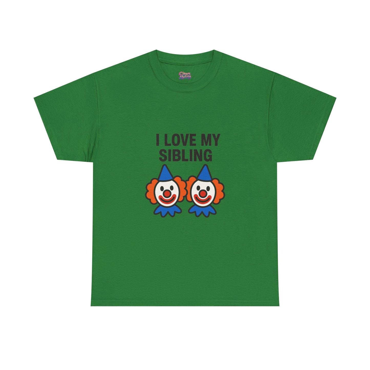 Funny Clown Sibling Love Unisex Cotton Tee