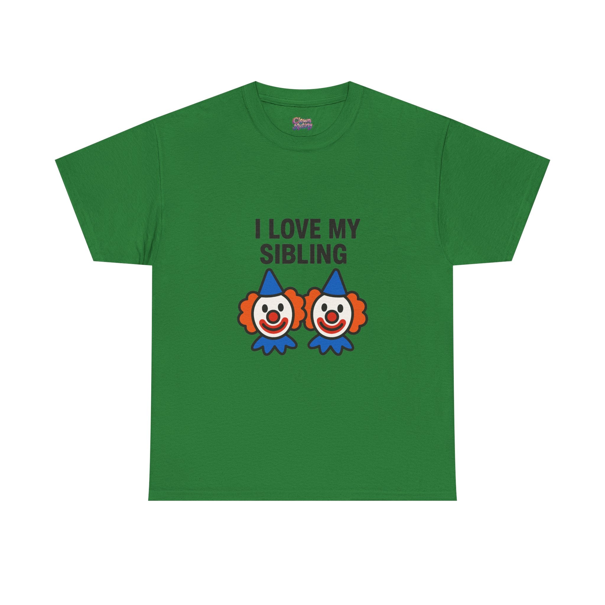 Funny Clown Sibling Love Unisex Cotton Tee