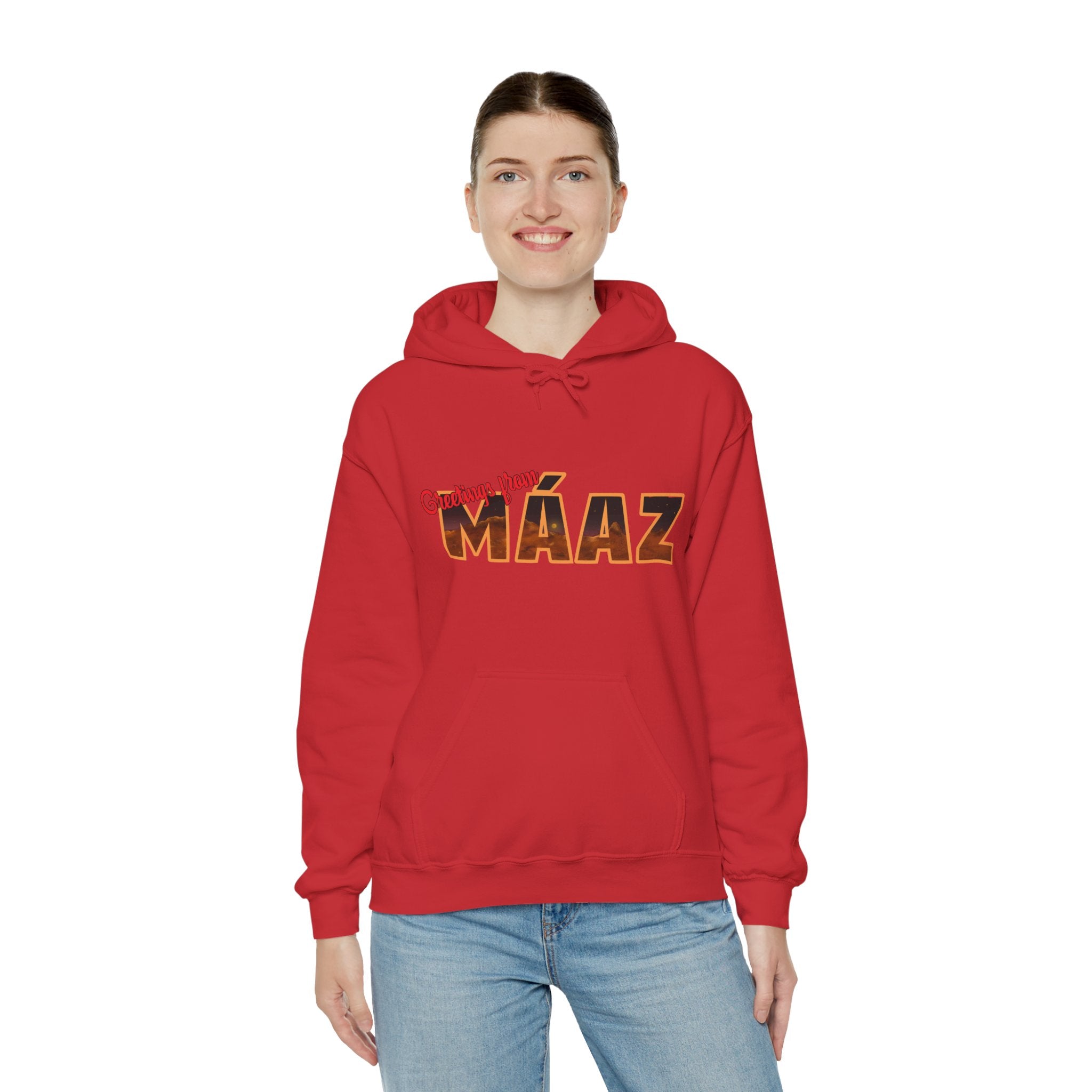 Greetings from Máaz Martians Unisex Heavy Blend Hooded Sweatshirt