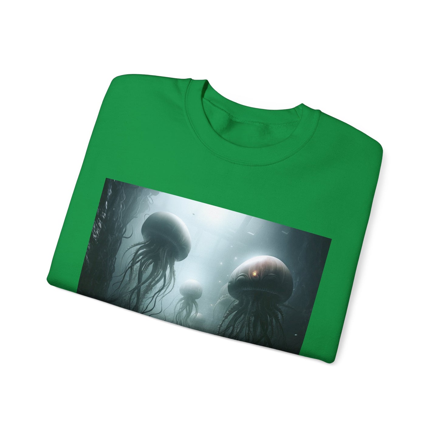Alien Jellyfish Unisex Heavy Blend Crewneck Sweatshirt